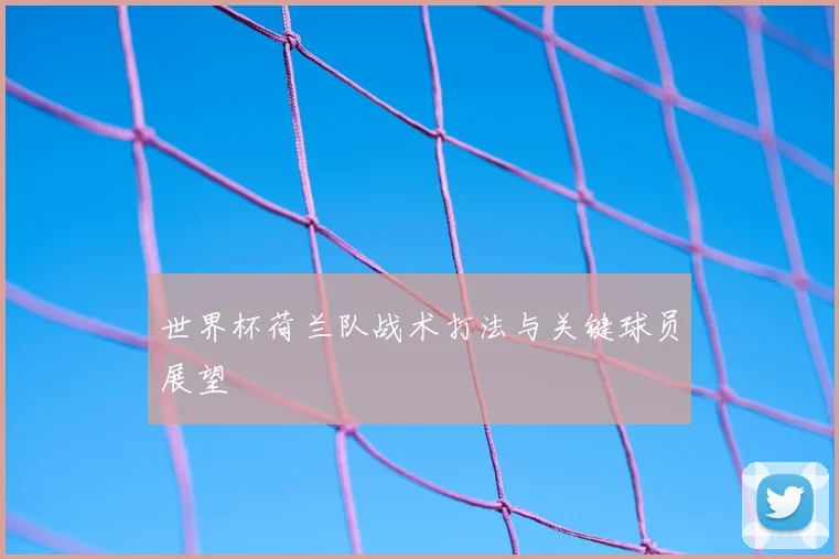 世界杯荷兰队战术打法与关键球员展望